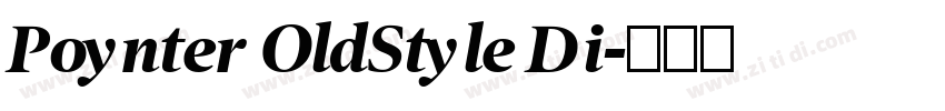 Poynter OldStyle Di字体转换